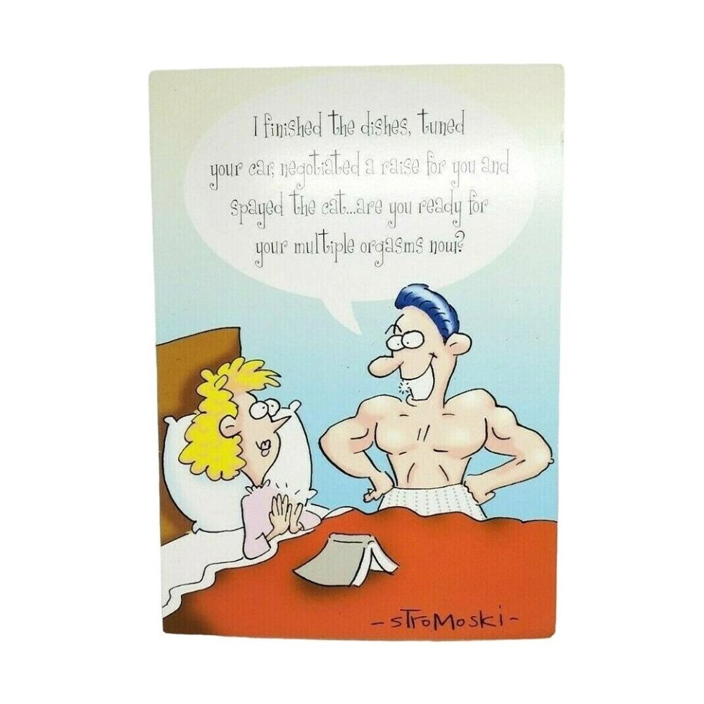 Lighthearted Greeting Rick Stromoski Happy Anniversary Wife Greeting Card